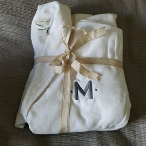 Pottery barn monogram robe